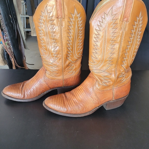 Dan Post Lizard Cowboy Boot - Picture 4 of 9